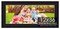 12x36 Frame with Mat - Black 16x40 Frame Wood Made to Display Print or Poster Measuring 12 x 36 Inches with Black Photo Mat